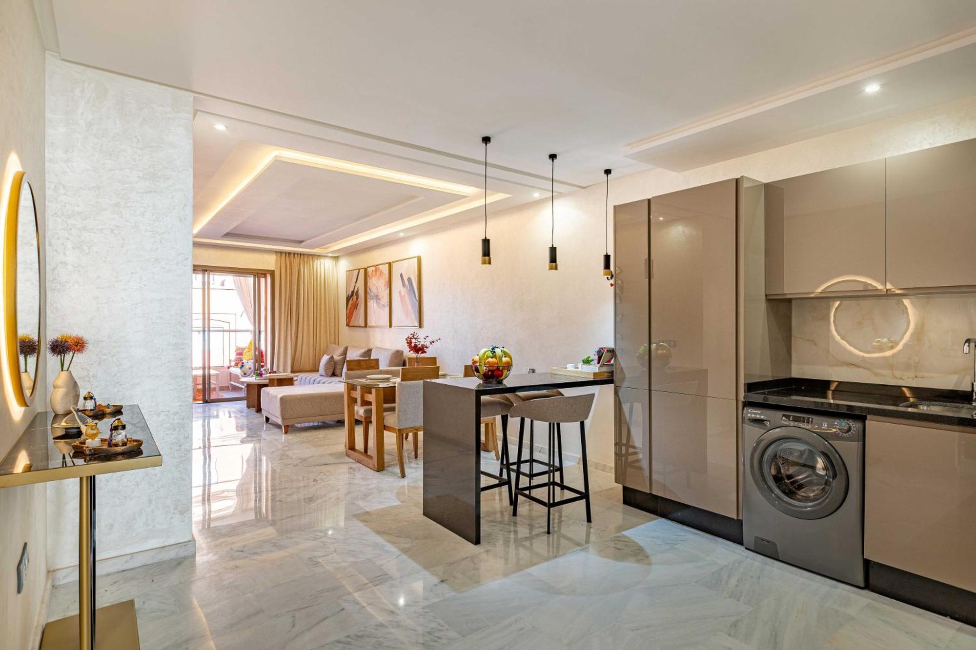 Magnifique Appartement Unique Et Central! Marrakesh Luaran gambar