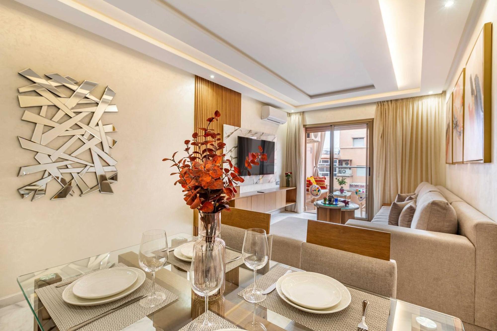 Magnifique Appartement Unique Et Central! Marrakesh Luaran gambar